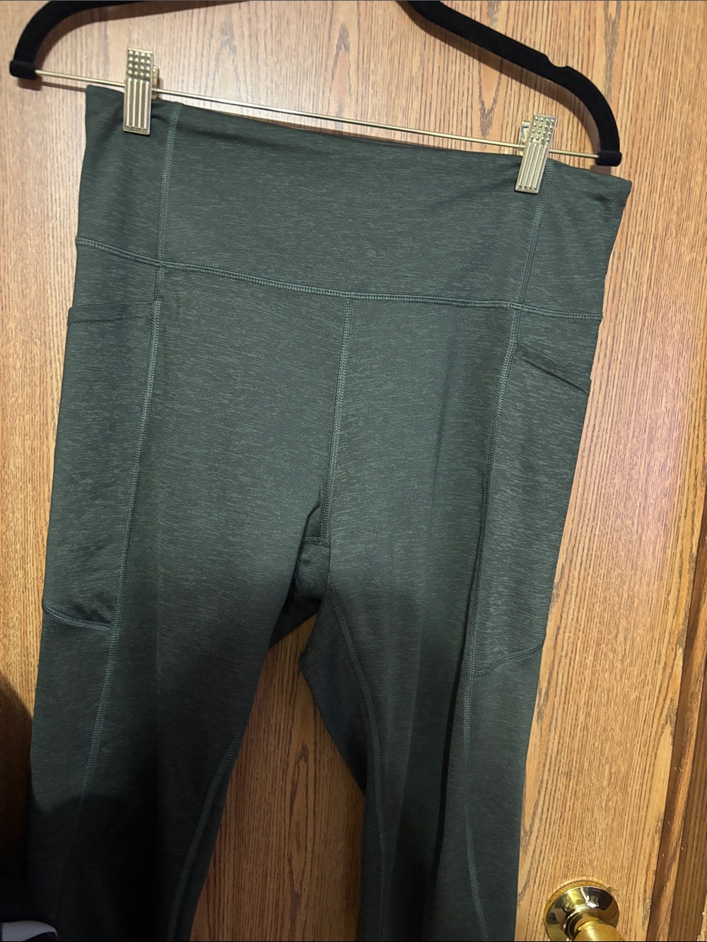 tek gear Olive Green High-Waist Leggings